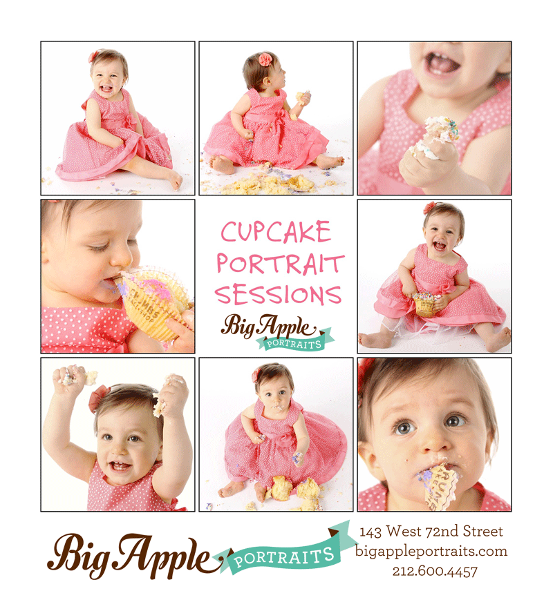 First 1st Birthday Party Ideas Cupcake Smash Big Apple Portraits No Sitting Fee Photography